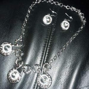 Necklace and earrings